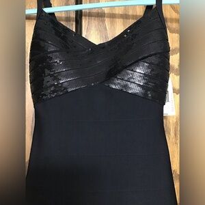 Guess Black Sequin Dress